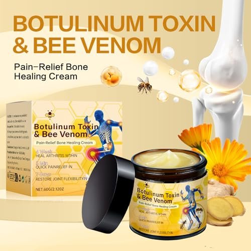 rubeonly 2-Pack Bee Venom Joint Gel Cream – Advanced Professional Formula for Back, Neck, Hands, and Knee Relief Avelisse