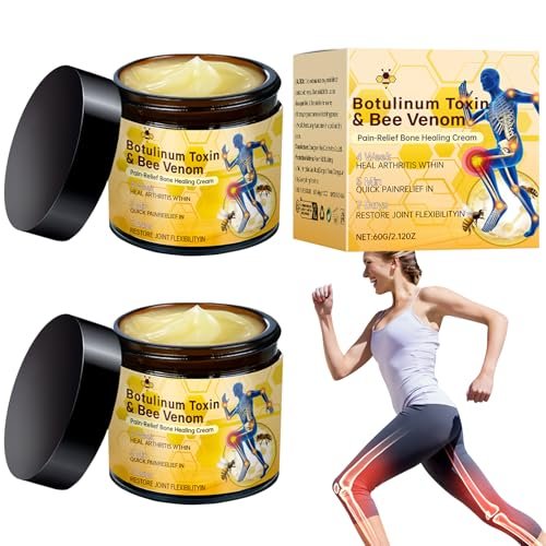 rubeonly 2-Pack Bee Venom Joint Gel Cream – Advanced Professional Formula for Back, Neck, Hands, and Knee Relief Avelisse