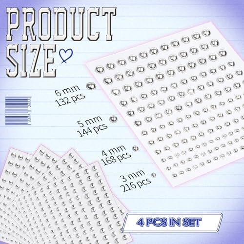 YGDZ Face Gems & Fake Piercings: Nose Stud Silver, Eyebrow, Lip, Stick On Face Stickers, Rave Accessories, Y2K Makeup for Women & Men - görsel 8