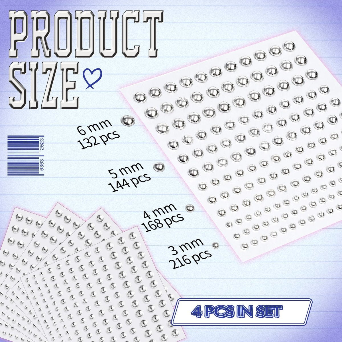 YGDZ Face Gems & Fake Piercings: Nose Stud Silver, Eyebrow, Lip, Stick On Face Stickers, Rave Accessories, Y2K Makeup for Women & Men - görsel 7