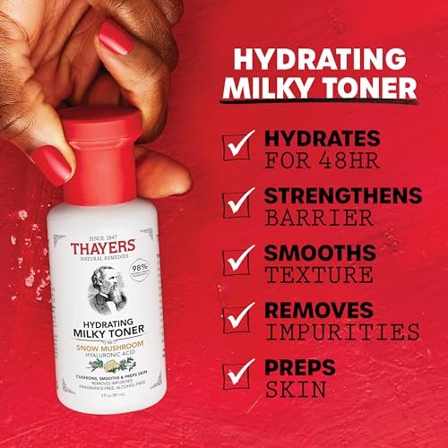 Thayers Purify & Hydrate Skin Care Set - Rose Petal Facial Toner & Hydrating Milky Toner for 48H Hydration, Pore Reduction, 2-Piece Kit - görsel 12