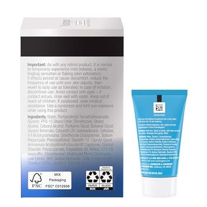 Neutrogena Rapid Wrinkle Repair Retinol Pro+ Night Cream & Hydro Boost Cleanser Duo Avelisse