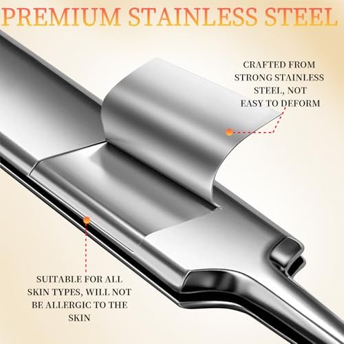 Teenitor Professional Blackhead Tweezers and Pimple Popper Tool Kit, 4-Piece Stainless Steel Cell Tweezers for Blackhead, Pimple, Whitehead, Acne Removal - görsel 4
