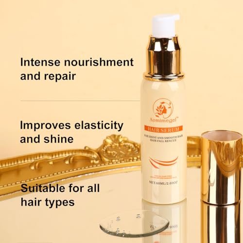 Aomimegel Hair Mask Argan Oil Set – Deep Repair & Collagen Treatment for Dry, Damaged Hair, 16.9 fl oz + 2 fl oz Avelisse