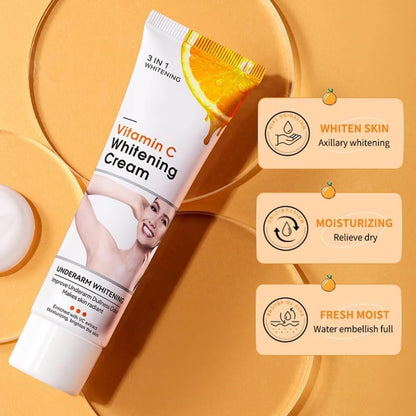 Yeweian Brightening Cream for Underarms & Intimate Areas - Dark Spot Remover for Face, Neck, Elbows, Inner Thighs & Knees - 1.69 Fl Oz