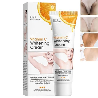 Yeweian Brightening Cream for Underarms & Intimate Areas - Dark Spot Remover for Face, Neck, Elbows, Inner Thighs & Knees - 1.69 Fl Oz