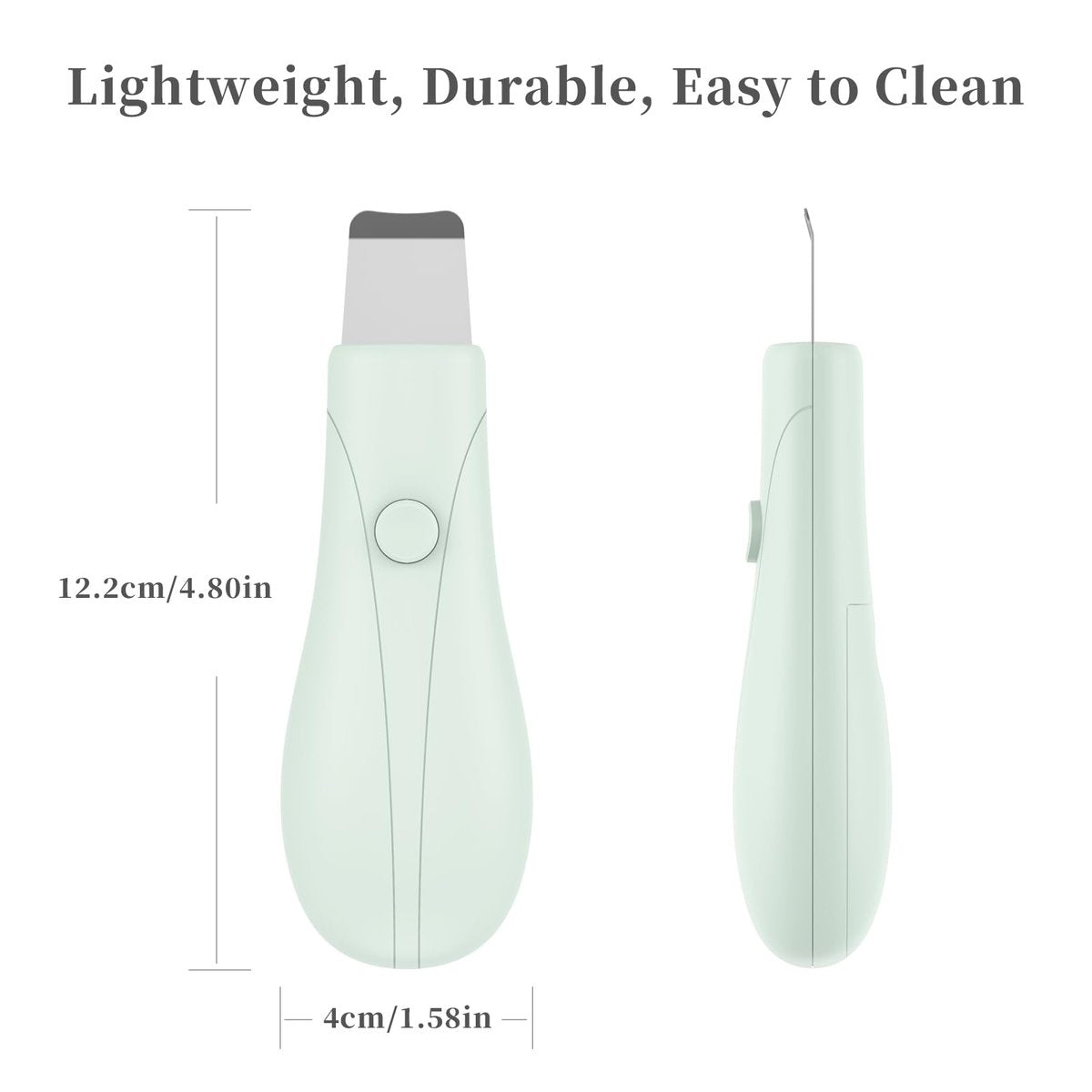 Blackhead Remover Tool - Skin Scrubber Face Spatula for Deep Pore Cleansing, Blackhead Removal for Face and Nose, Daily Skin Care for Men and Women (Green) - görsel 11