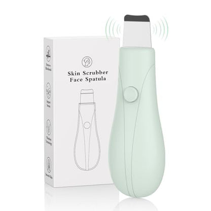 Blackhead Remover Tool - Skin Scrubber Face Spatula for Deep Pore Cleansing, Blackhead Removal for Face and Nose, Daily Skin Care for Men and Women (Green)