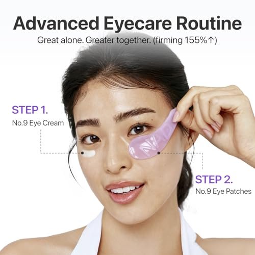 numbuzin No.9 Eye Patches - NAD+ Collagen Gel Eye Masks with Peptides, Caffeine & Niacinamide - Cooling Under Eye Patches for Puffy Eyes & Eyebags (5 Pairs/10 Patches) - görsel 14