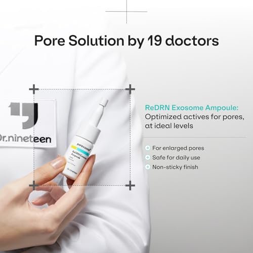 Dr.nineteen PoreXsome ReDRN Exosome Ampoule – Biome PDRN 750,000ppm + Retinol + Exosome Face Serum for Pore Tightening & Firming | Korean Skin Care (0.50 fl.oz. x 2) - görsel 4