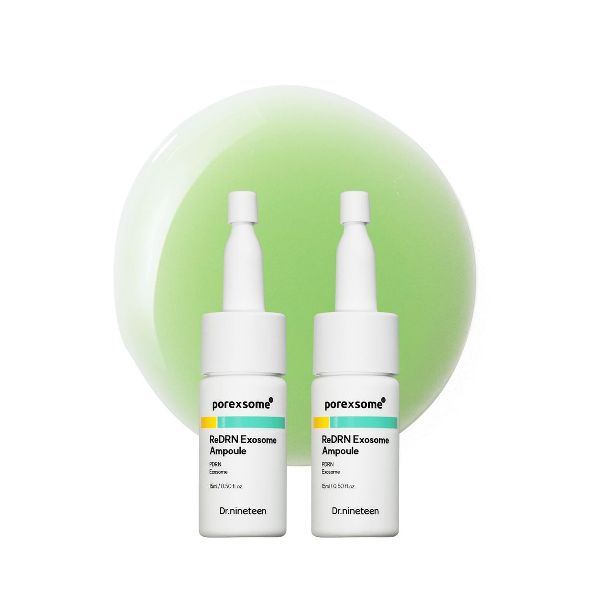 Dr.nineteen PoreXsome ReDRN Exosome Ampoule – Biome PDRN 750,000ppm + Retinol + Exosome Face Serum for Pore Tightening & Firming | Korean Skin Care (0.50 fl.oz. x 2) - görsel 1