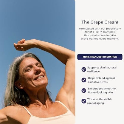 SKINTENSIVE Crepe Cream – Advanced Crepey Skin Cream for Firmer, Smoother Appearance – Harvard-Trained Dermatologist Formulated – Premium Body and Neck Creme – 4 oz Avelisse