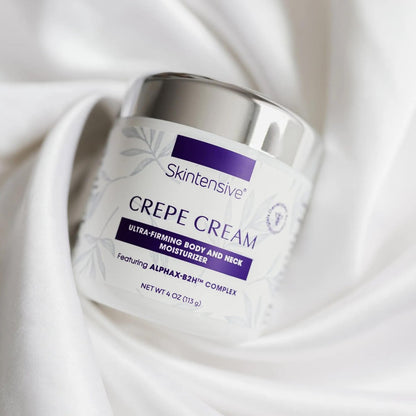 SKINTENSIVE Crepe Cream – Advanced Crepey Skin Cream for Firmer, Smoother Appearance – Harvard-Trained Dermatologist Formulated – Premium Body and Neck Creme – 4 oz Avelisse