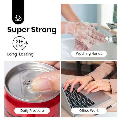Beetles 15ml HEMA-Free Nail Glue Gel - TPO Free Super Strong Extension Glue for Nail Tips, Clear Acrylic Nails, Gentle, Large Capacity, Salon Art DIY Home Need UV Light Cured - görsel 8