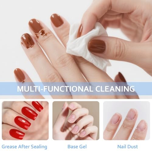 HiLemon Push-On Nail Gentle Cleaner – 160ml Gentle Nail Surface Cleanser for Base Gel, Floating Gel, Grease, Dust & Dirt Removal | Pump Bottle Design - görsel 6