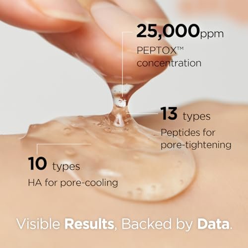 Dr.nineteen PoreXsome V.Peptox Jelly Toner - 13 Peptides 25,000ppm + 10 Hyaluronic Acid + Exosome - Pore Tightening & Cooling Essence Toner - K-Skincare (5.07 fl.oz.) Avelisse