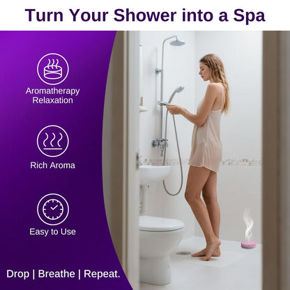 W&E Choice Shower Steamers Aromatherapy 8 Counts - Christmas Gifts for Women, Shower Bombs with Natural Essential Oils for Daily Relaxation & Stress Relief Avelisse