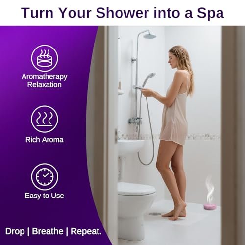 W&E Choice Shower Steamers Aromatherapy 8 Counts - Christmas Gifts for Women, Shower Bombs with Natural Essential Oils for Daily Relaxation & Stress Relief Avelisse