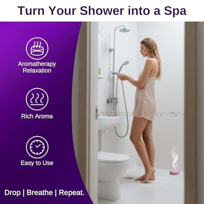 W&E Choice Shower Steamers Aromatherapy 8 Counts - Christmas Gifts for Women, Shower Bombs with Natural Essential Oils for Daily Relaxation & Stress Relief Avelisse