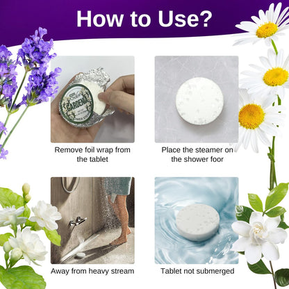 W&E Choice Shower Steamers Aromatherapy 8 Counts - Christmas Gifts for Women, Shower Bombs with Natural Essential Oils for Daily Relaxation & Stress Relief Avelisse