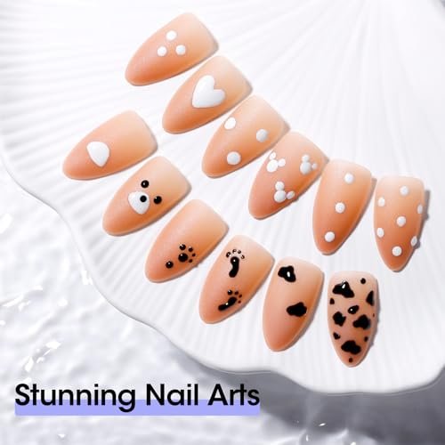 Gellen 5-in-1 Nail Dotting Pen with Ballpoint Pen Design & Nail Rhinestones – Double-End Nail Art Tools for Dotting, Gems, Gradient, Chrome Powder, DIY Manicure Home Salon - görsel 14