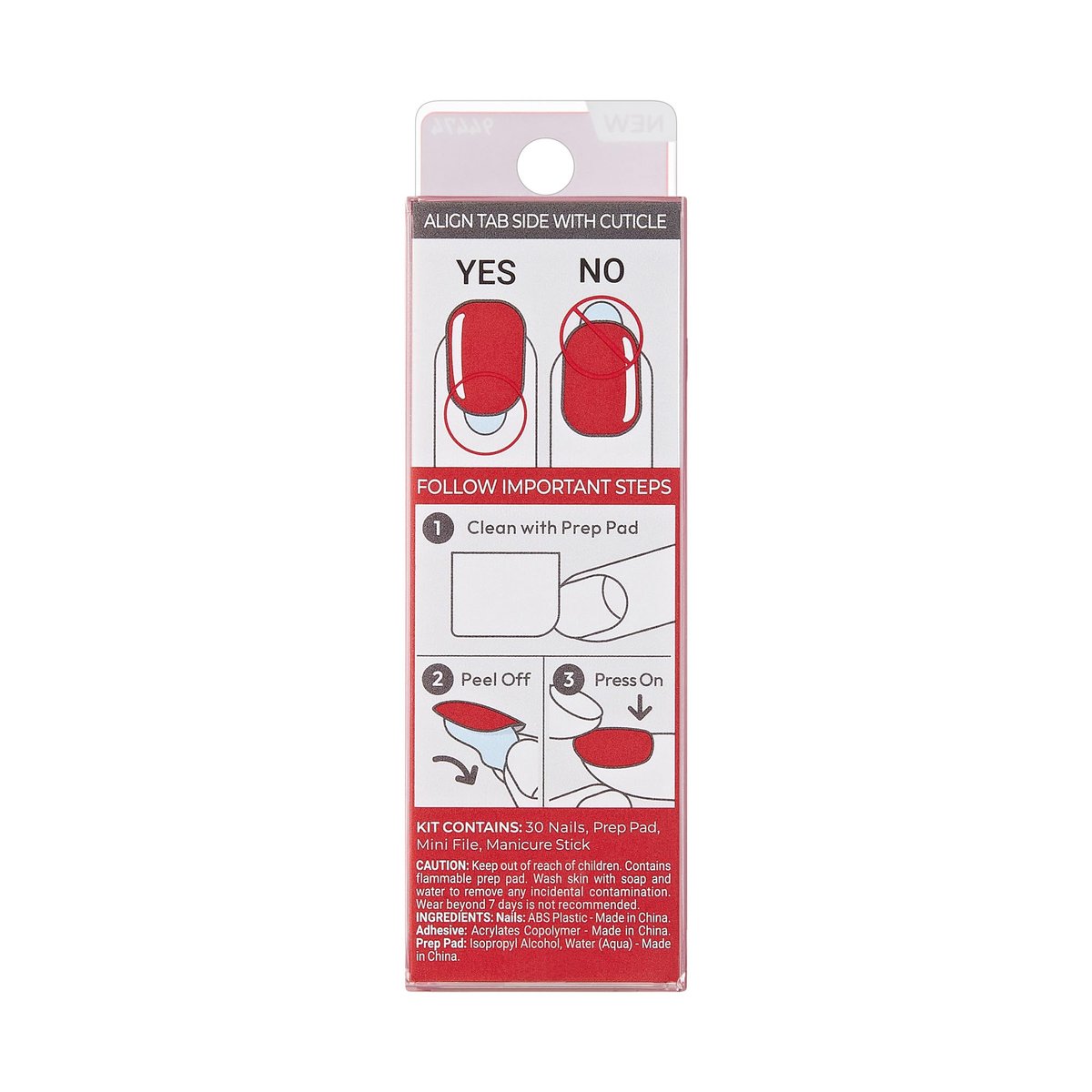 imPRESS Golden Harvest No Glue Press On Nails - Short Squoval Shape, 30 Nails with Prep Pad & Tools - görsel 15