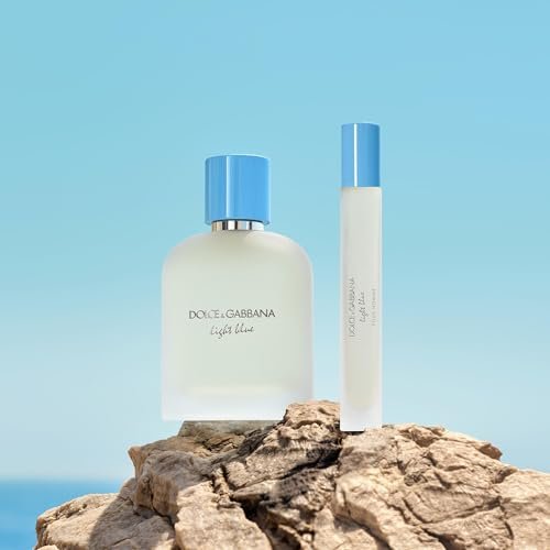 Dolce&Gabbana New Light Blue Pour Homme Eau De Toilette Travel Spray - 10 ml / 0.33 fl.oz Avelisse