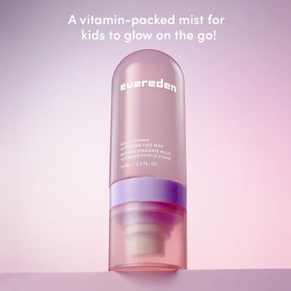Evereden Kids Multi-Vitamin Hydrating Face Mist – Nourishing Face Spray with Peach & Mango Juice for Ages 6+ Avelisse