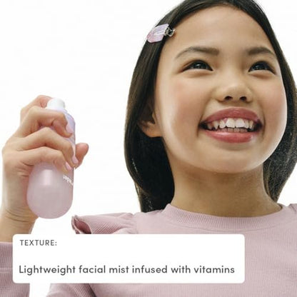 Evereden Kids Multi-Vitamin Hydrating Face Mist – Nourishing Face Spray with Peach & Mango Juice for Ages 6+ Avelisse