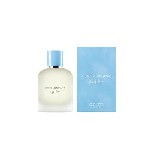 Dolce&Gabbana New Light Blue Pour Homme Eau de Toilette Spray for Men - 100 ml / 3.3 fl. oz Avelisse