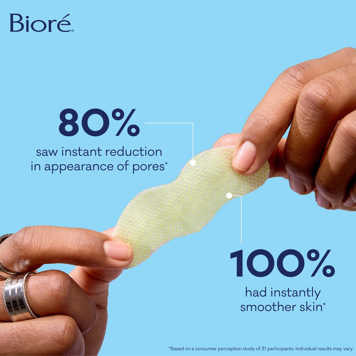 Bioré Pore Refining Bubbling Nose Mask with Glycolic Acid and Hyaluronic Acid – Deep Pore Cleansing Exfoliating Mask, 8 Ct - görsel 15