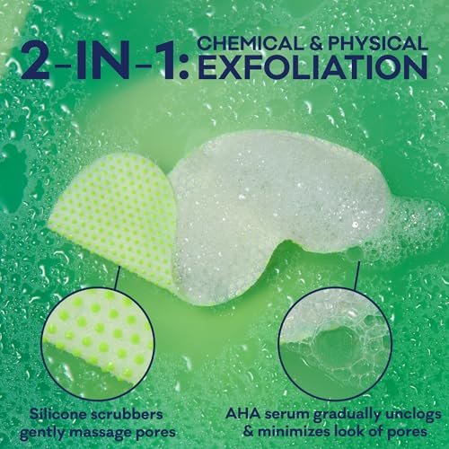 Bioré Pore Refining Bubbling Nose Mask with Glycolic Acid and Hyaluronic Acid – Deep Pore Cleansing Exfoliating Mask, 8 Ct - görsel 12