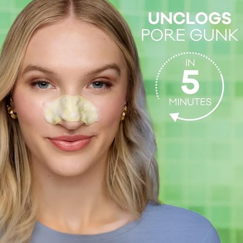 Bioré Pore Refining Bubbling Nose Mask with Glycolic Acid and Hyaluronic Acid – Deep Pore Cleansing Exfoliating Mask, 8 Ct - görsel 14
