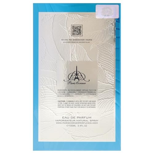 Qissa - Blue by Paris Corner for Unisex - 3.4 oz EDP Spray - görsel 14