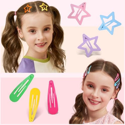 Teenitor 193-Piece Hair Accessories Set for Girls – Mini Hair Clips, Small Claw Clips, Bobby Pins & Hair Ties, Multicolor