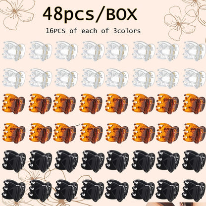 Mini Hair Claw Clips - 48 Pcs Strong Grip – Parents seeking safe, non-snagging clips for babies and toddlers – Image 7