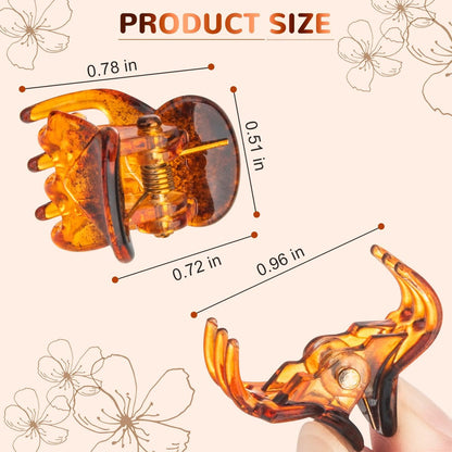 Mini Hair Claw Clips - 48 Pcs Strong Grip – Perfect for All Hair Types and Ages: From baby fine hair to thick, – Image 5
