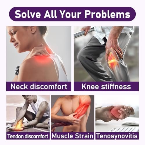 Jonider Umex 2PCS Soothing Relief Massage Gel - Purple Joint Gel for Knees, Neck, Hands, Feet & Back Avelisse