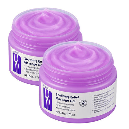 Jonider Umex 2PCS Soothing Relief Massage Gel - Purple Joint Gel for Knees, Neck, Hands, Feet & Back Avelisse