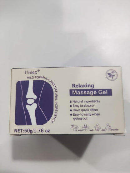 Jonider Umex 2PCS Soothing Relief Massage Gel - Purple Joint Gel for Knees, Neck, Hands, Feet & Back Avelisse
