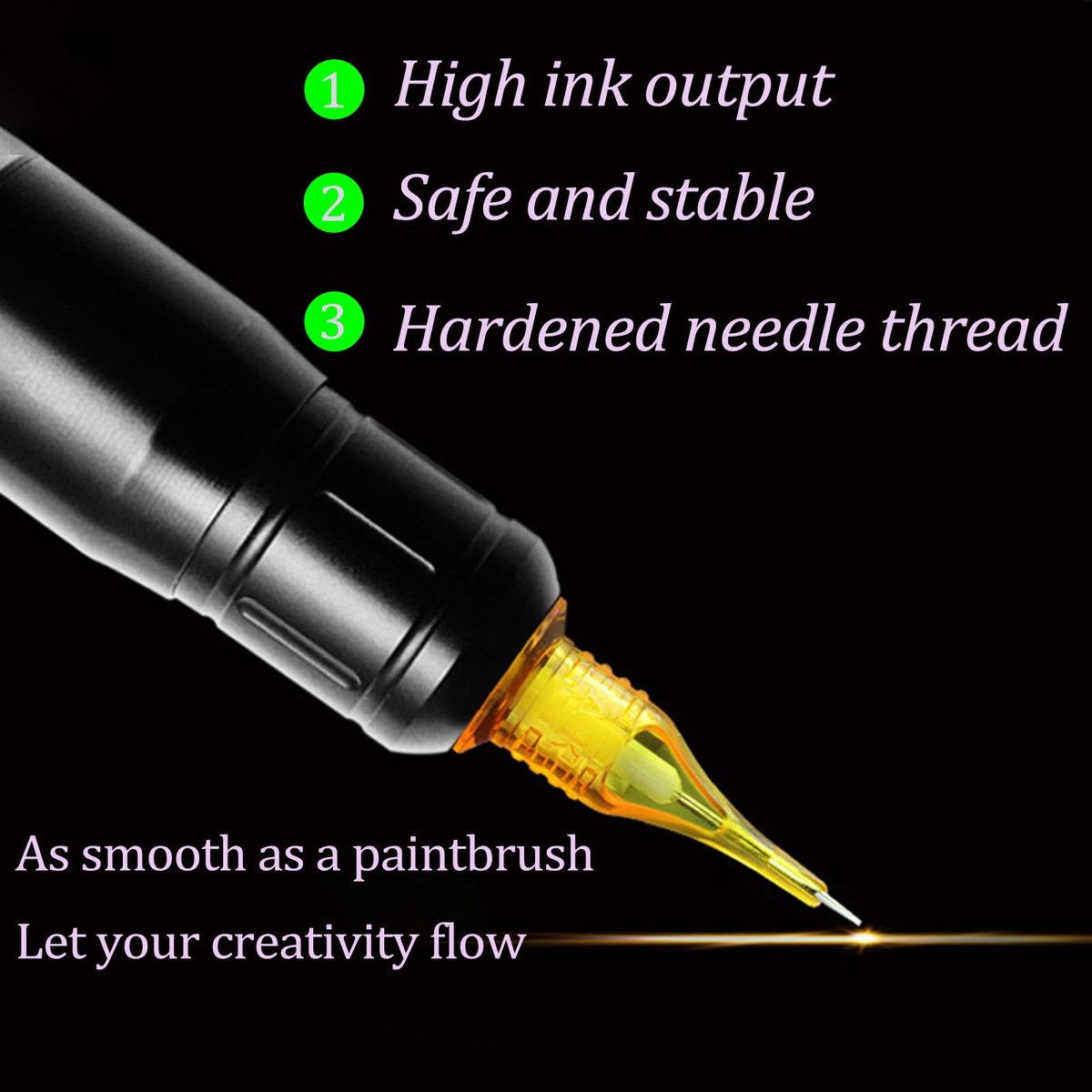 HOINCO 50-Piece Tattoo Cartridge Needles Assorted Mixed Sizes - Round Liner, Shader, Magnum 12 Standard 3RL 5RL 7RL 9RL 3RS 5RS 7RS 5RM 7RM 5M1 - görsel 9