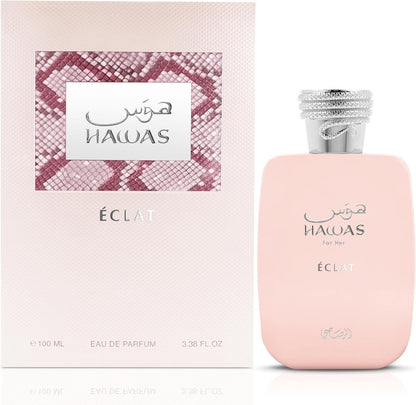 Rasasi Hawas Eclat for Women Eau de Parfum Spray 3.4 oz | Floral Fruity Perfume Avelisse