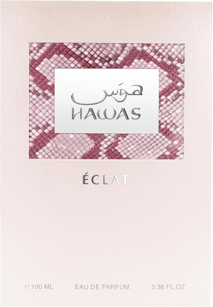 Rasasi Hawas Eclat for Women Eau de Parfum Spray 3.4 oz | Floral Fruity Perfume Avelisse