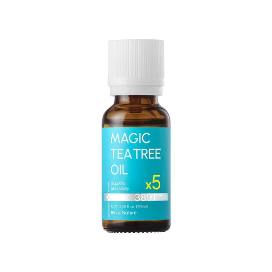 BLANC NATURE Magic Tea Tree Oil Spot Care for Face - Clarifying Facial Oil for Oily & Sensitive Skin, Lightweight & Fast Absorption, Vegan Korean Skincare, 0.68 fl oz (20ml) Avelisse