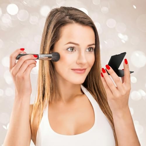 ZOOFOX 50 Pieces Mini Folding Mirror Bulk - Compact Makeup Mirror for Purse, Portable Travel Mirror for Women Party Favors Daily Use Avelisse