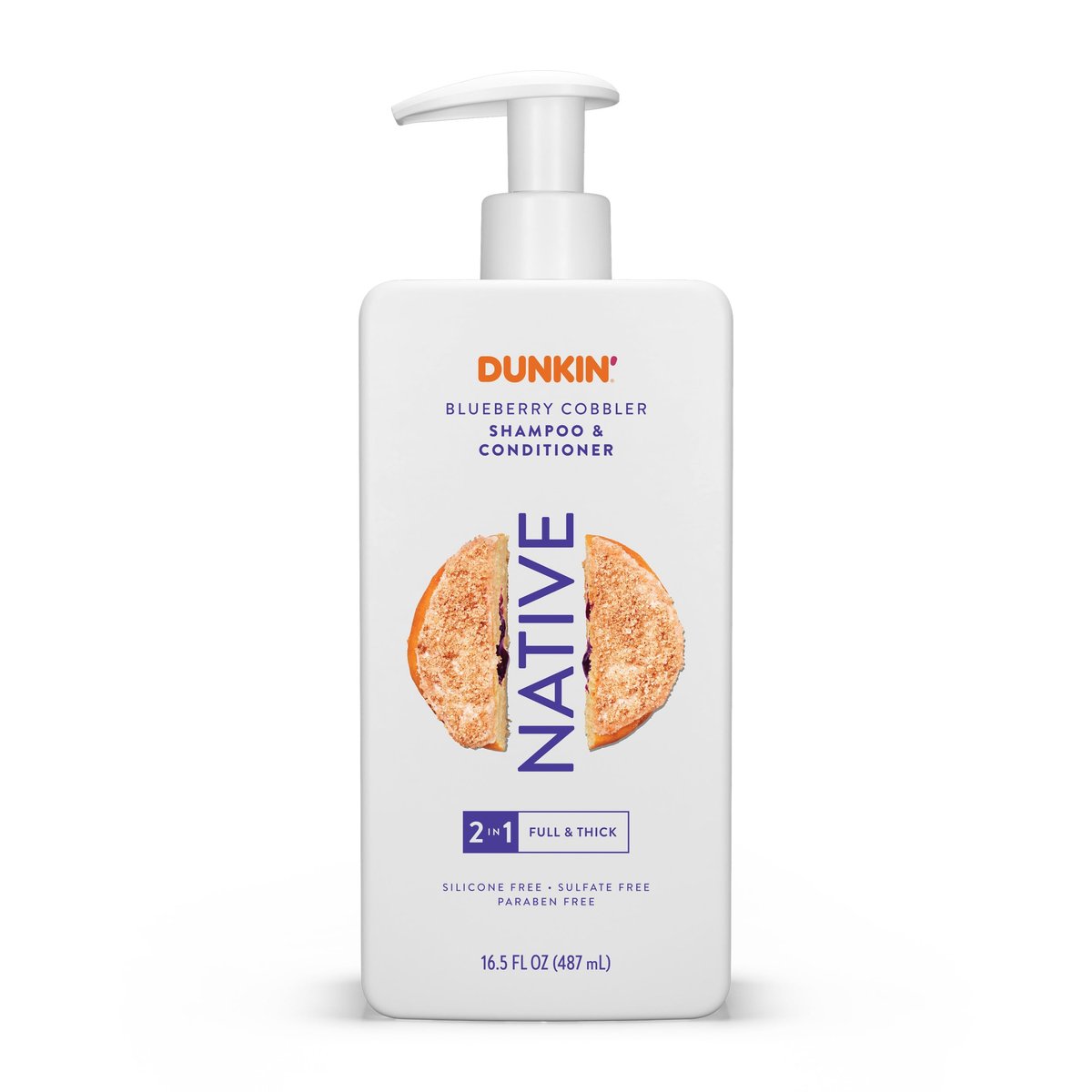 Native Limited Edition Blueberry Cobbler 2-in-1 Shampoo and Conditioner | 16.5 oz - görsel 2