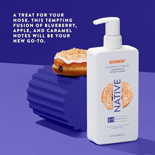 Native Limited Edition Blueberry Cobbler 2-in-1 Shampoo and Conditioner | 16.5 oz - görsel 7