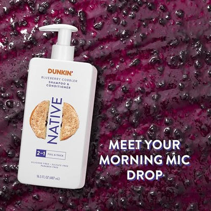 Native Limited Edition Blueberry Cobbler 2-in-1 Shampoo and Conditioner | 16.5 oz