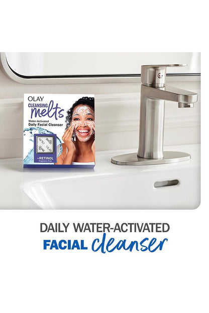 Olay Retinol Face Cleanser Pads - 32 Count, Daily Exfoliating Cleansing Wipes