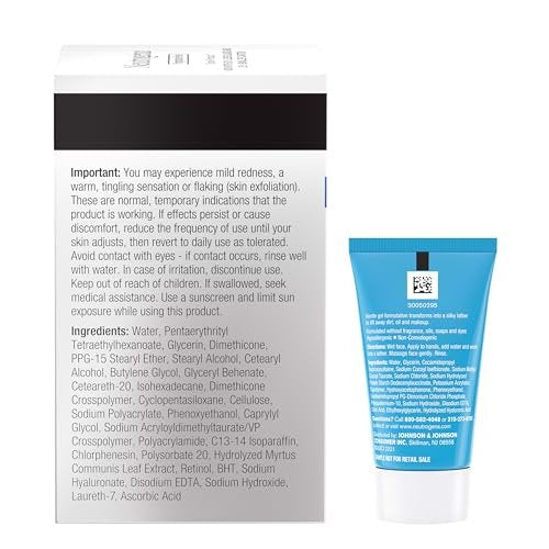 Neutrogena Rapid Wrinkle Repair Retinol Face Moisturizer, Fragrance Free, Anti-Aging Face Cream with Retinol & Hyaluronic Acid, 1.7 oz + Trial Size Hydro Boost Facial Cleanser, 0.5 fl. oz Avelisse